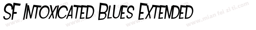 SF Intoxicated Blues Extended Oblique字体转换